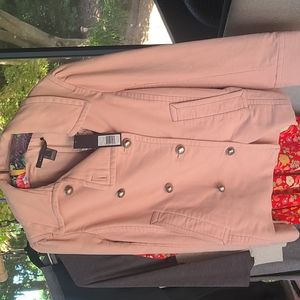 NWT Size L Marc Jacobs Fresh Rose Peacoat